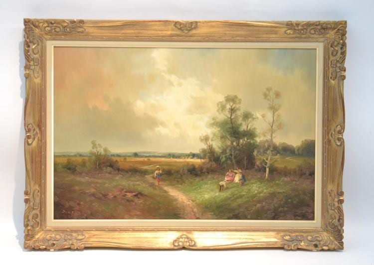 ernst jugel german 1913 1985 oil on canvas · Echoes Antiques & Auction Gallery · 2017-12-30 Ernst Jugel comparable auction result: ernst jugel german 1913 1985 oil on canvas