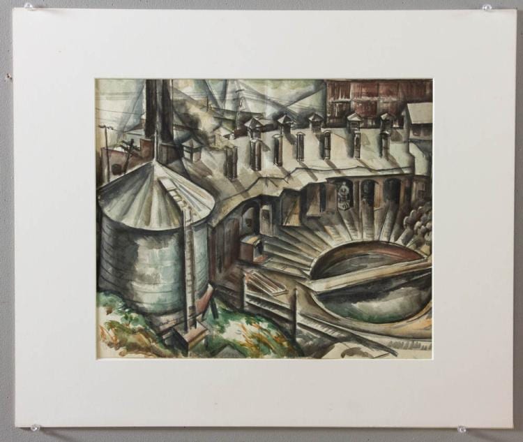 Earle B. Winslow comparable auction result: earle b winslow watercolor