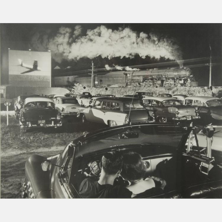 Ogle Winston Link comparable auction result: ogle winston link 1914 2001 hot shot east bound at laeger wv 1956 silver gelatin estate print made in 2003