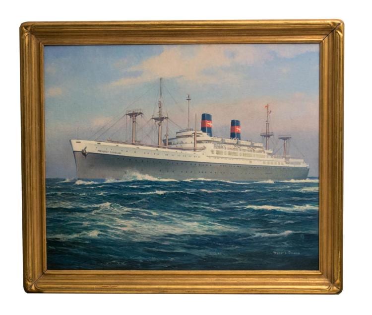 Walter L Greene comparable auction result: walter l greene 1870 1956 ss president cleveland