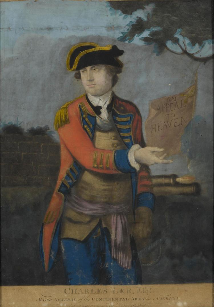 Johann Martin Will comparable auction result: johann martin will 1727 1806 charles lee esqr major general of the continental army after thomlinson