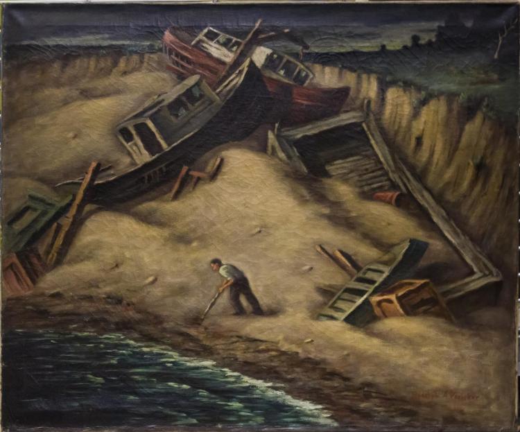 Rudolph A. Voelcker comparable auction result: rudolph a voelcker american b 1873 landscape