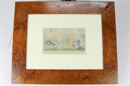 Robert Cruikshank comparable auction result: isaac robert cruikshank life in london kangaroo themed engraving