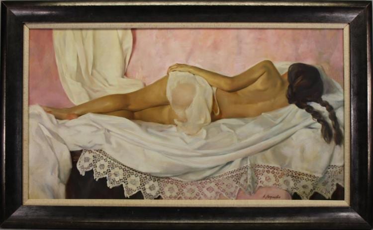 Anna Marinova comparable auction result: anna marinova russia 20 21st century nude