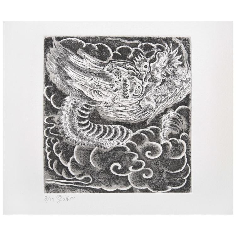 Dr. Lakra comparable auction result: dr lakra drag n 2004 signed aquatint engraving and etching 8 15 18 x 19 cm 7 x 7 4 inches with certificate