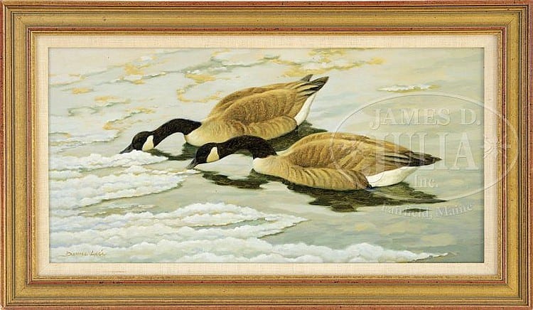 Daniel Loge comparable auction result: daniel loge american 1954 canada geese