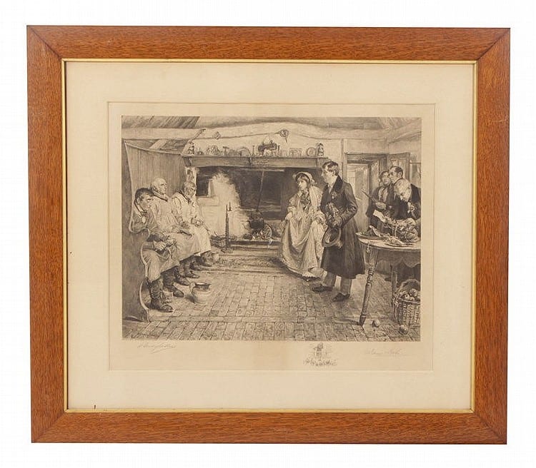 James Dobie comparable auction result: james dobie walter dendy sadler etching