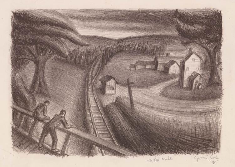 George (1834) Cox comparable auction result: george cox lithograph