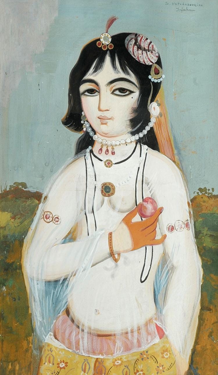 Sarkis Katchadourian comparable auction result: sarkis katchadourian maltya 1886 1947 paris el gante au voile et la pomme