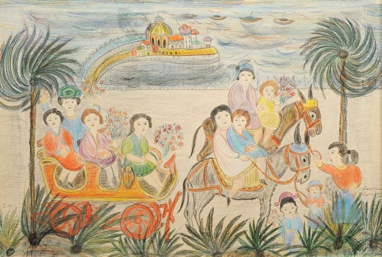 Emile Crociani comparable auction result: emile crociani 1902 1980 la promenade