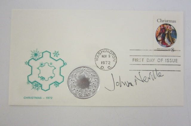 John Neville comparable auction result: john neville signed autographed first day envelope certified coa