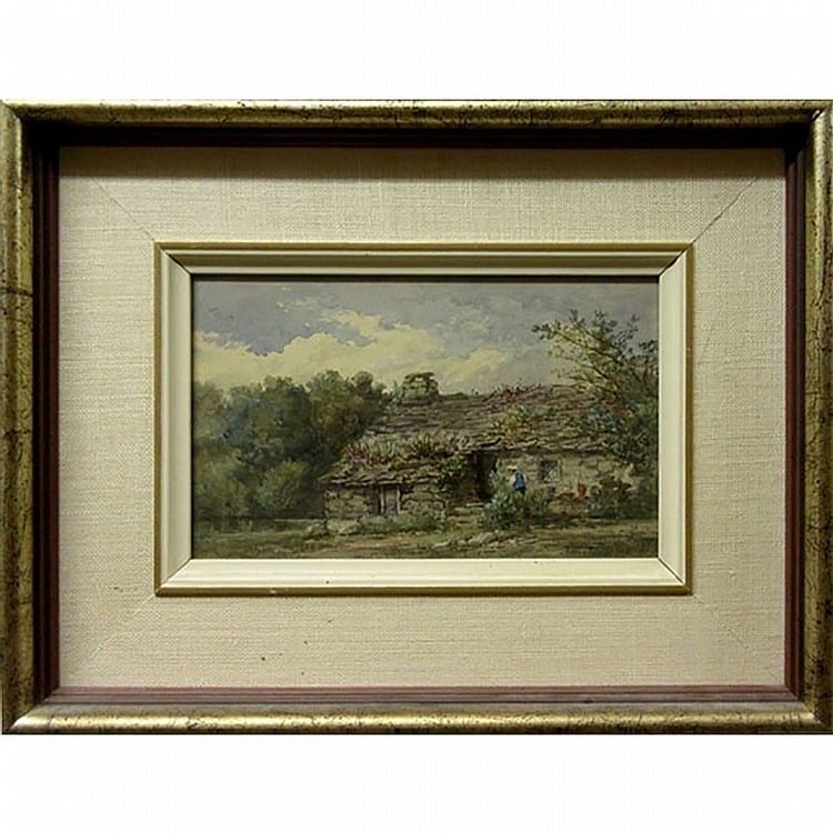 george harlow white canadian 1817 1887 old man outside cottage watercolour signed and dated 1883 lower right sight 5 x 8 5 · Waddington's · 2018-01-25 George Harlow White comparable auction result: george harlow white canadian 1817 1887 old man outside cottage watercolour signed and dated 1883 lower right sight 5 x 8 5