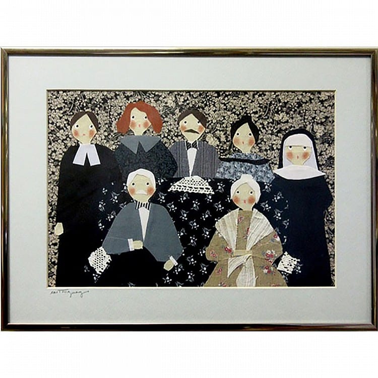 claudette castonguay canadian 1949 untitled group portrait mixed media collage signed lower left to mat artist stamp verso sight 8 5 x 12 5 · Waddington's · 2018-01-25 Claudette Castonguay comparable auction result: claudette castonguay canadian 1949 untitled group portrait mixed media collage signed lower left to mat artist stamp verso sight 8 5 x 12 5