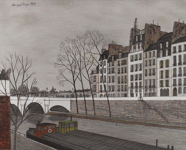 Dennis Paul Noyer comparable auction result: dennis paul noyer le vert galant oil canvas