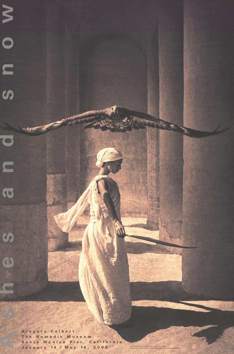 Gregory Colbert comparable auction result: gregory colbert eagle with dancer santa monica