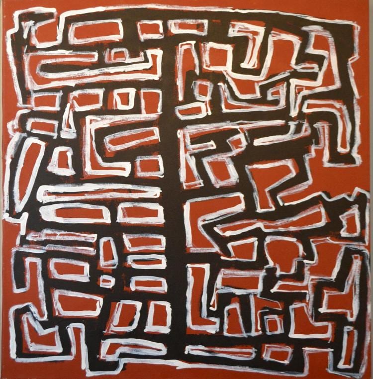 Cliff Reid comparable auction result: cliff reid 1947 2010 untitled synthetic polymer paint on canvas