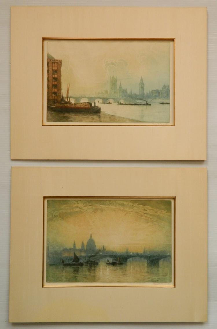 Donald Maxwell comparable auction result: donald maxwell 2 etchings