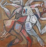 Susanne Wenger comparable auction result: susanne wenger austrian 1915 2009 spirit dance