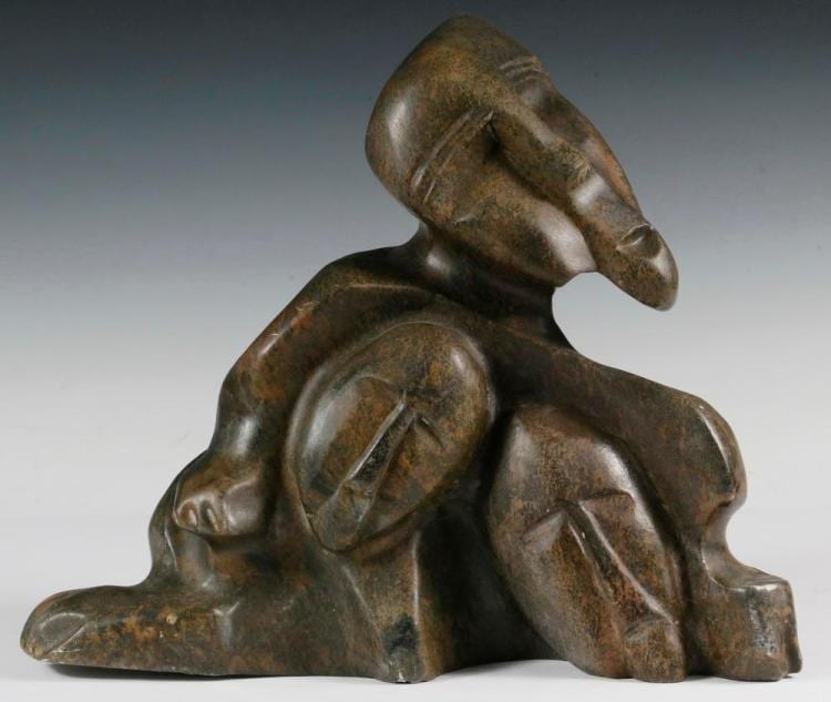 Alex Alikashuak comparable auction result: alex alikashuak inuit whale cove nunavut canada 1952