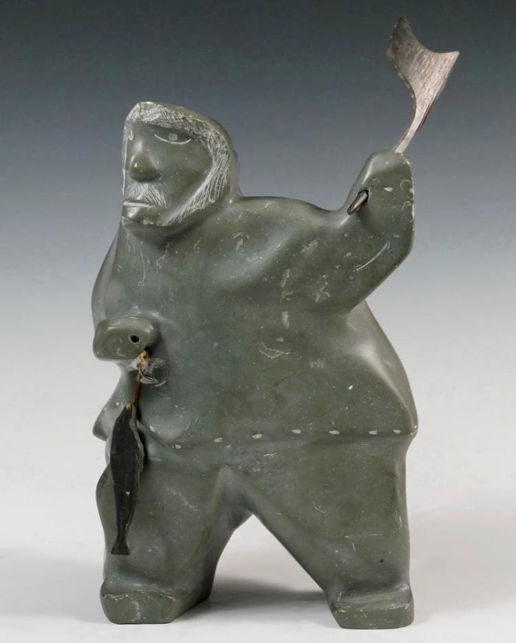 Davidee Kavik comparable auction result: davidee kavik inuit sanikiluaq nunavut territory canada 1915