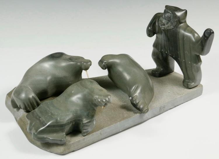 Davidee Kavik comparable auction result: davidee kavik inuit sanikiluaq nunavut canada 1915