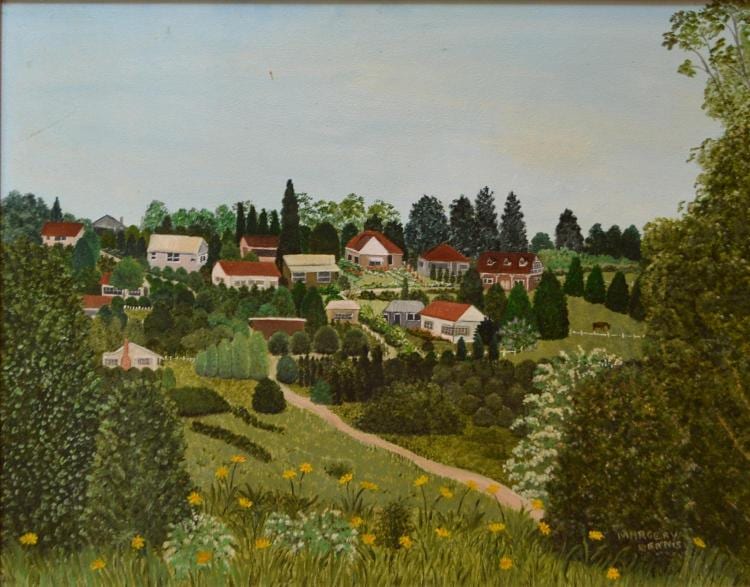 margery dennis naive landscape acrylic on board 40 x 50 cm · Leonard Joel · 2018-02-01 Margery Dennis comparable auction result: margery dennis naive landscape acrylic on board 40 x 50 cm
