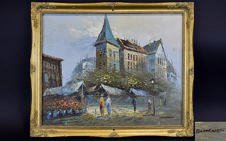 Caroline Burnett American Late 19th / Early 20th Century Artist ' Paris Str sold by Gerrards Auction Rooms, lot 956 — auction record photograph