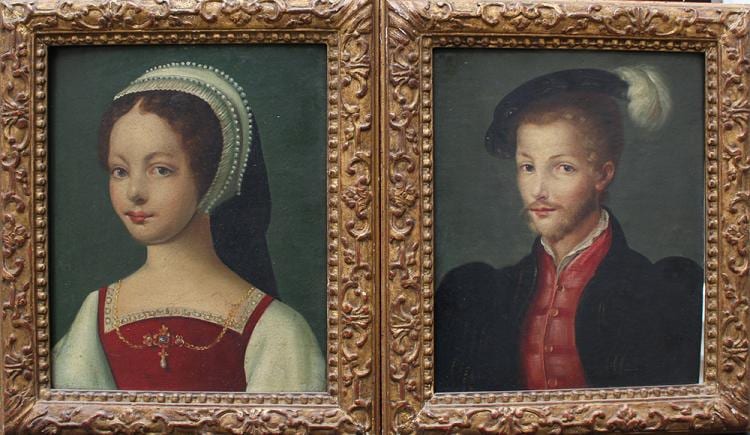 Corneille de Lyon comparable auction result: corneille de lyon ca 1500 1575 school