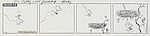 SCHULZ, CHARLES M. 1922-2000. Original pen and ink 4-panel comic strip, sold by Bonhams, lot 1020 — auction record photograph
