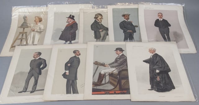 19th Century Vanity Fair SPY Lithography Prints sold by Greenwich Auction, lot 587 — auction record photograph