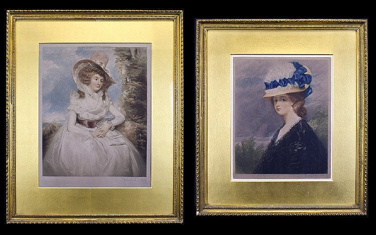 Sydney Ernest Wilson comparable auction result: sydney ernest wilson b 1869 two signed colour mezzotints after george rom