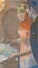 Edgar Degas (1834-1917) - Dans les coulisses comparable sale
