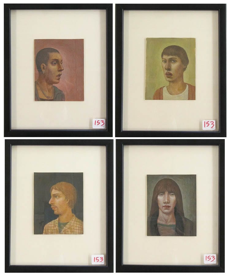 Paul Green comparable auction result: paul green oregon born 1960 five watercolors an