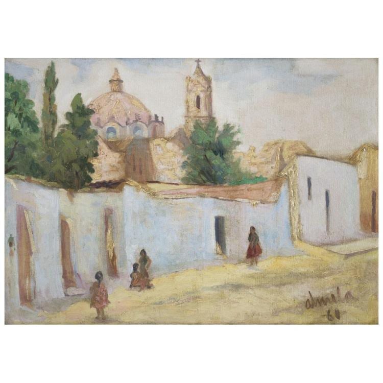 mario almela untitled signed and dated 61 oil on canvas 50 x 70 cm 19 6 x 27 5 inches · Morton Subastas · 2018-02-22 Mario Almela Espinosa de los Monteros comparable auction result: mario almela untitled signed and dated 61 oil on canvas 50 x 70 cm 19 6 x 27 5 inches