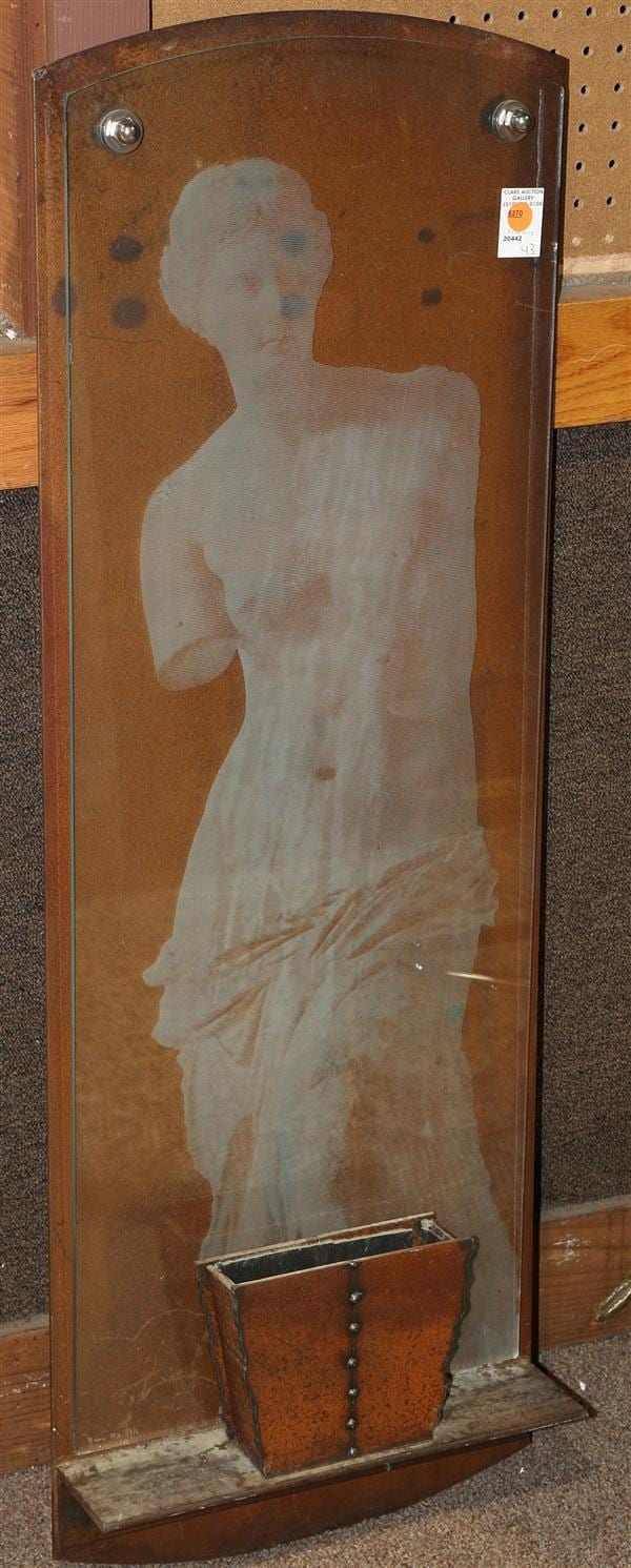 Nancy Mee comparable auction result: nancy mee reconstruction art glass wall sculpture