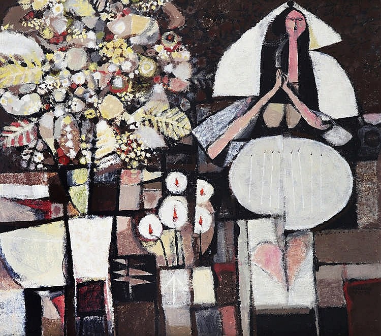 Mauro Malang Santos (1928 - 2017) Flower Vendor comparable sale