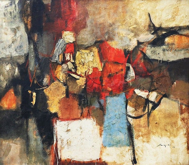 Jose Joya comparable auction result: jose joya 1931 1995 space transfiguration