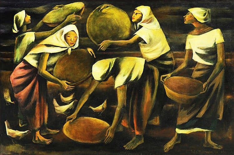 Anita Magsaysay-Ho (1914 - 2012) Tahip comparable sale
