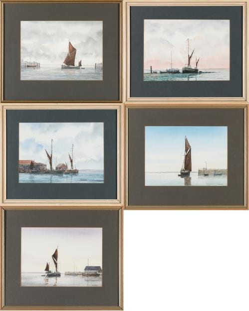 alan whitehead uk 1952 s rie de bateaux et ports · Dogny Auction · 2018-03-06 Alan Whitehead comparable auction result: alan whitehead uk 1952 s rie de bateaux et ports