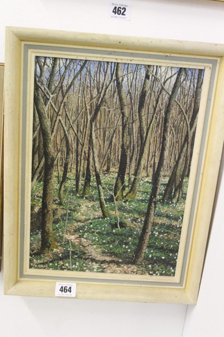 Pierre Jaques comparable auction result: pierre jaques 1913 2000 oil on canvas forest track on verso a good forest