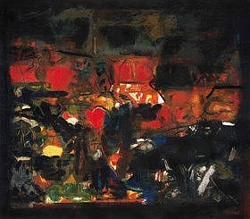 Syed Haider Raza (1922-2016) - Tapovan comparable sale