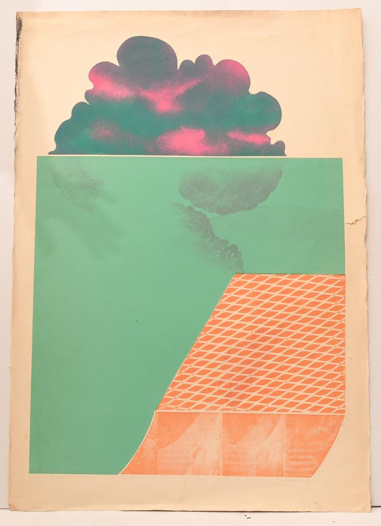 Frances Myers comparable auction result: frances myers etching with aquatint