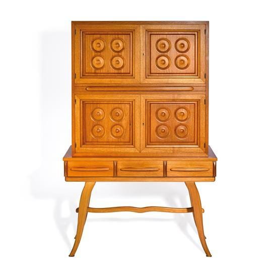 Schulim Krimper comparable auction result: schulim krimper 1893 1971 a teak cocktail cabinet 158 cm high 101 5 cm wide 43 cm deep