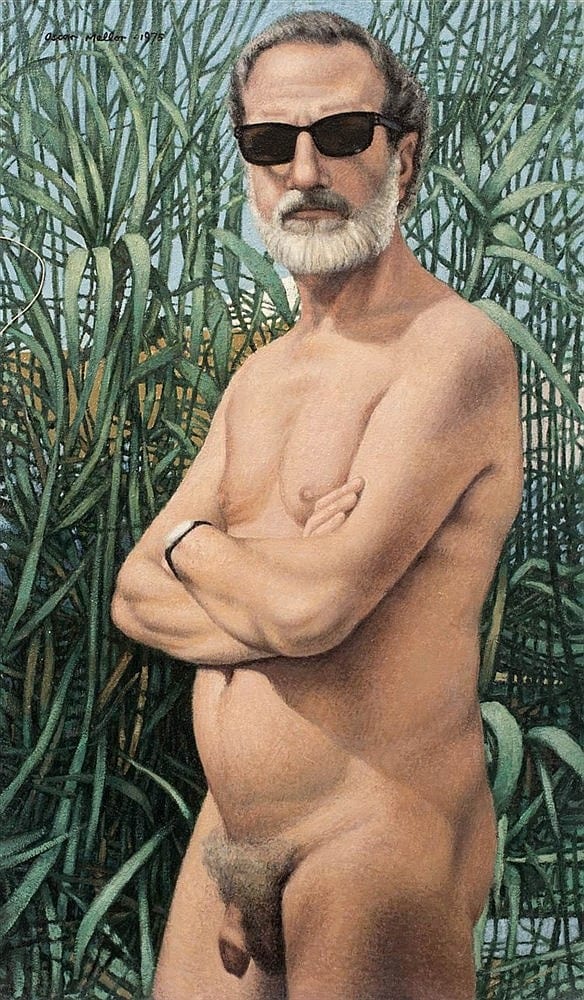 Oscar Mellor comparable auction result: oscar mellor 1921 2005 self portrait dated 1975 signed and dated top left