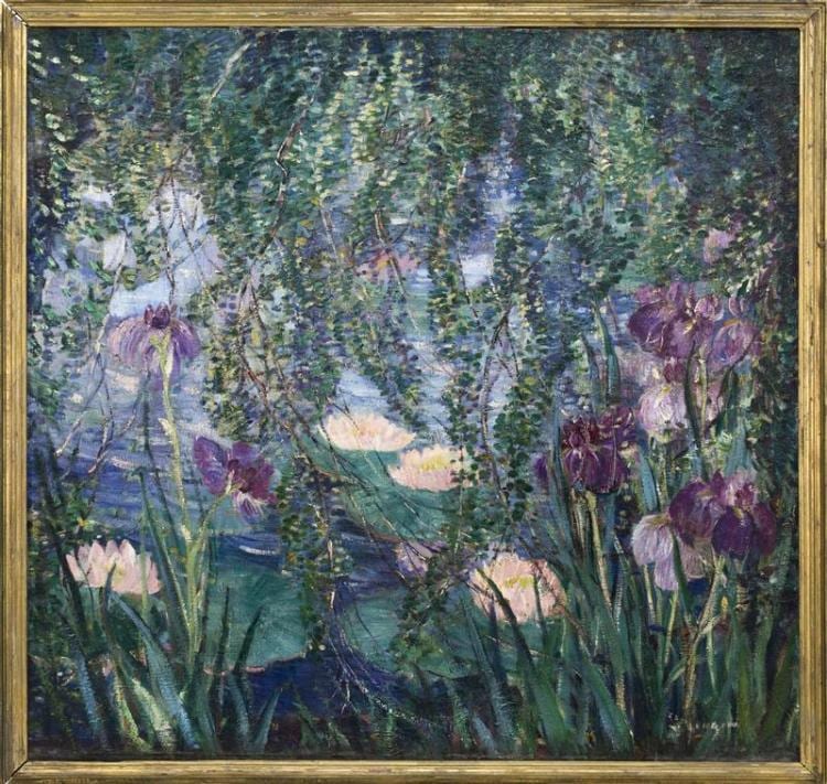 dorothea m litzinger new york pennsylvania 1889 1925 the lily pond oil on canvas 40 x 42 framed 43 x 45 · Eldred's · 2018-04-07 Dorothea M. Litzinger comparable auction result: dorothea m litzinger new york pennsylvania 1889 1925 the lily pond oil on canvas 40 x 42 framed 43 x 45