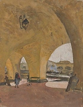 Pieter ten Cate comparable auction result: pieter ten cate 1869 1937 arche de la citadelle alger