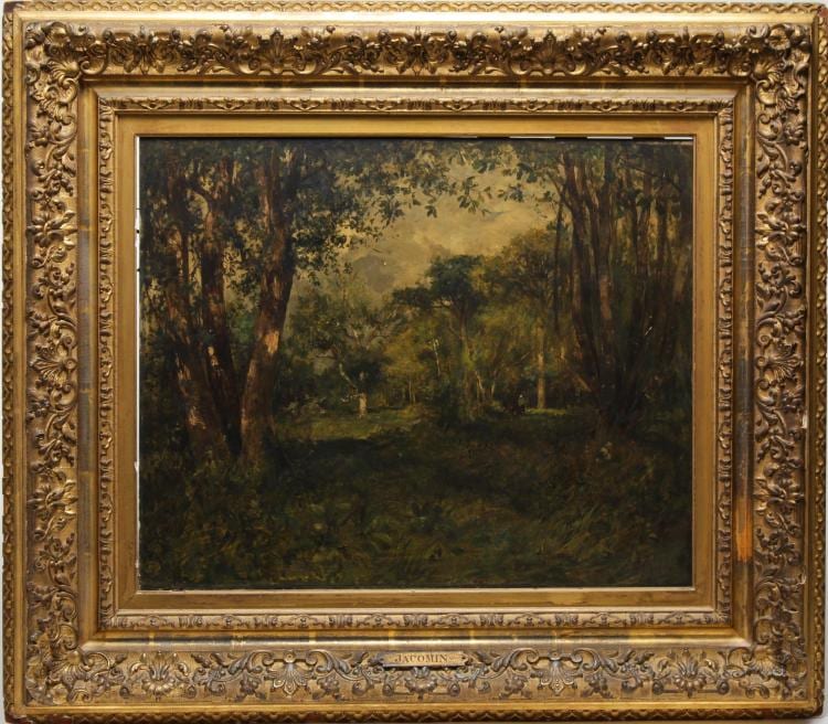 Alfred Jacomin comparable auction result: alfred jacomin french 1842 1913 oil on panel