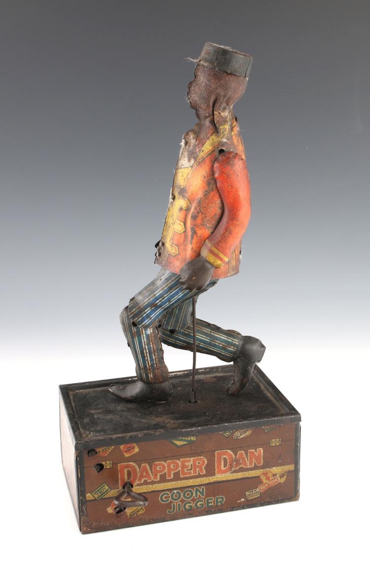 DAPPER DAN "COON JIGGER" WIND-UP TOY BY MARX sold by Converse Auctions, lot 343 — auction record photograph