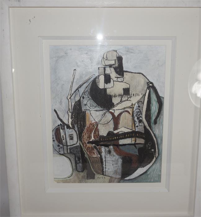 Peter Joyce comparable auction result: peter joyce british b 1964 moor parish oil and pastels on paper signe