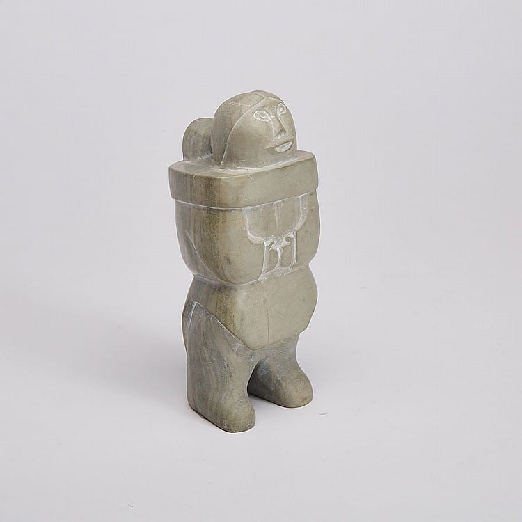 annie niviaxie 1930 mother and child stone 8 x 3 x 2 5 in 20 3 x 7 6 x 6 4 cm · Waddington's · 2018-03-15 Annie Niviaxie comparable auction result: annie niviaxie 1930 mother and child stone 8 x 3 x 2 5 in 20 3 x 7 6 x 6 4 cm